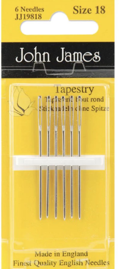 John James Tapestry Needles Pack of 6 #20