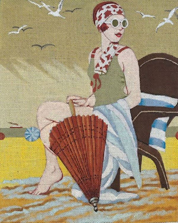 Needlepoint Handpainted Maggie Co Penny Candy 9x11